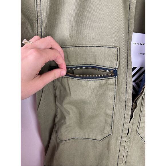 NWT Sandrine Rose TRES COOL FRONT ZIPPER JUMPSUIT Size S - Picture 8 of 16